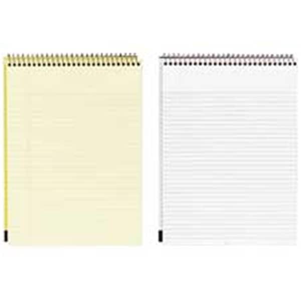Coolcrafts Wirebound Legal Pad- Wide Rule- 70 Sheets- 8-.50in.x11in.- CY CO1669375 - main